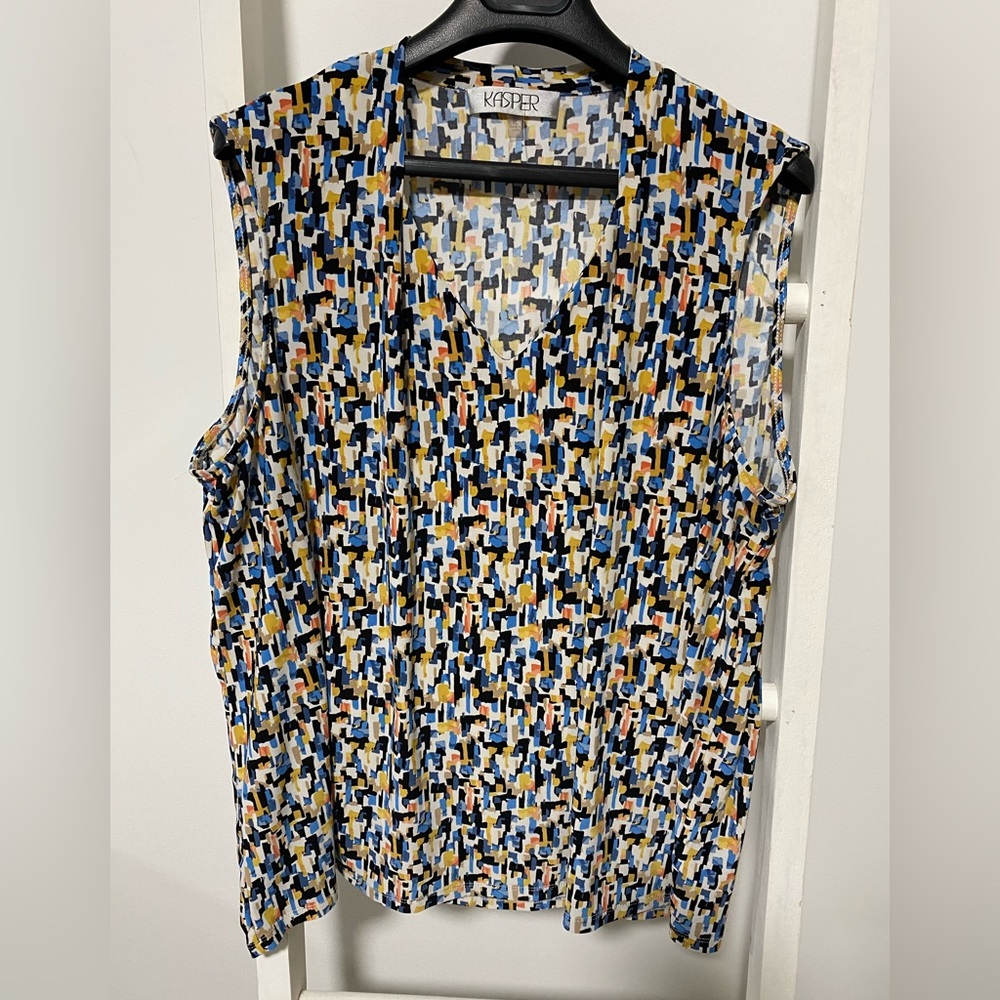 Kasper Women's Sleeveless Blouse XL